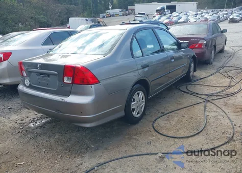 2005 Honda Civic Vp z USA, uszkodzony, nr VIN 2HGES16345H632852